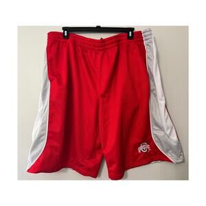 Ohio State OSU NCAA 3XL Embroidered Red Basketball Shorts